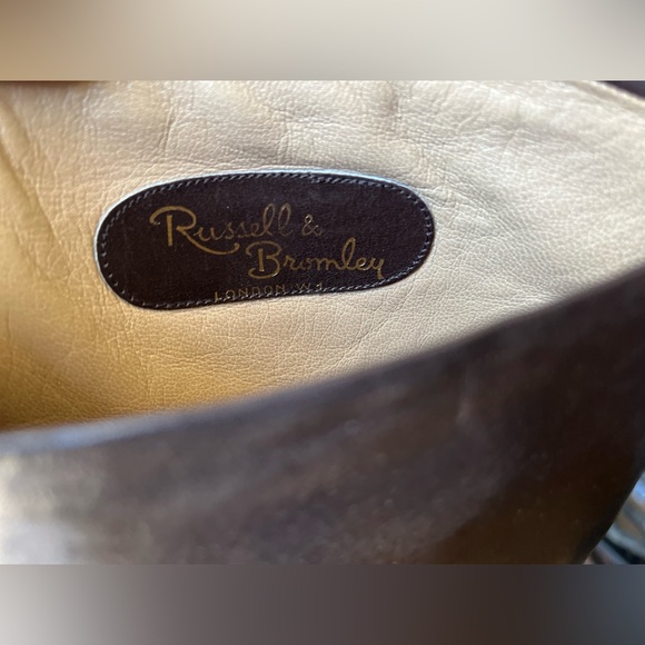 Russell & Bromley Brown Leather Boots ~ Size 40 or 9.5/10 - Picture 11 of 14